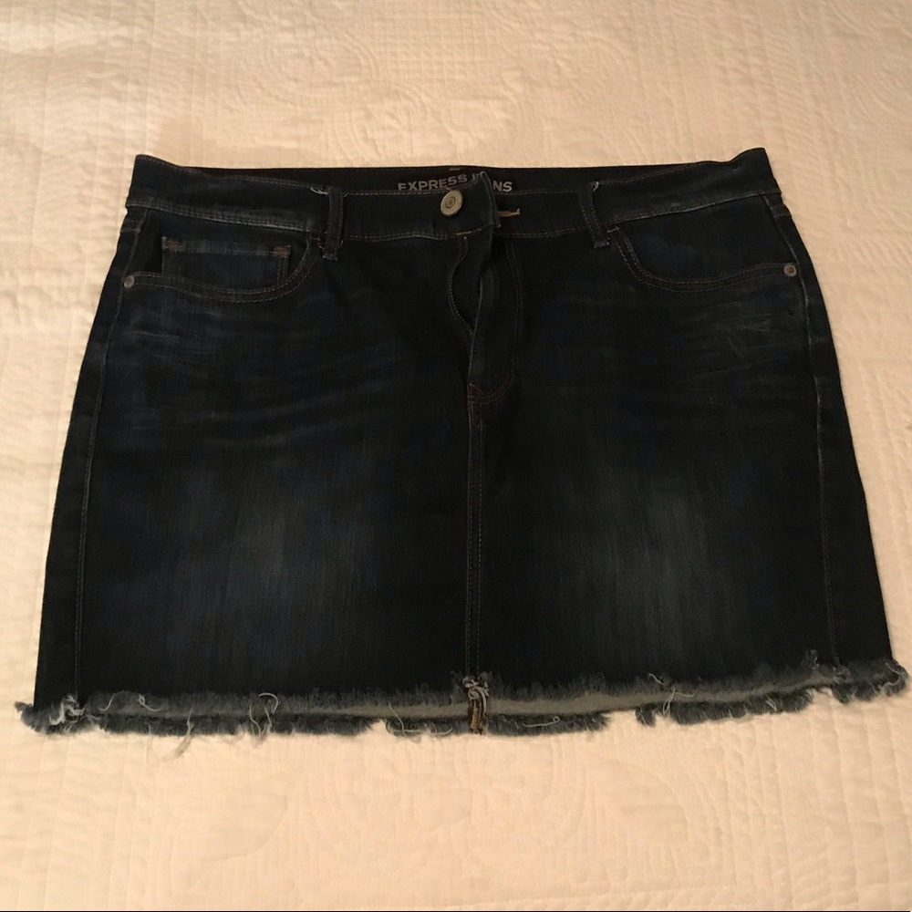 Express Denim Jean Skirt